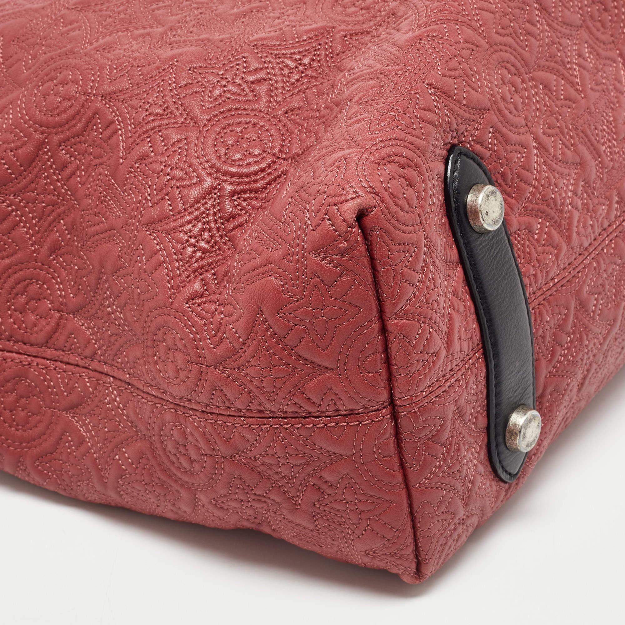 Louis Vuitton Framboise Monogram Leather Antheia PM Bag 3