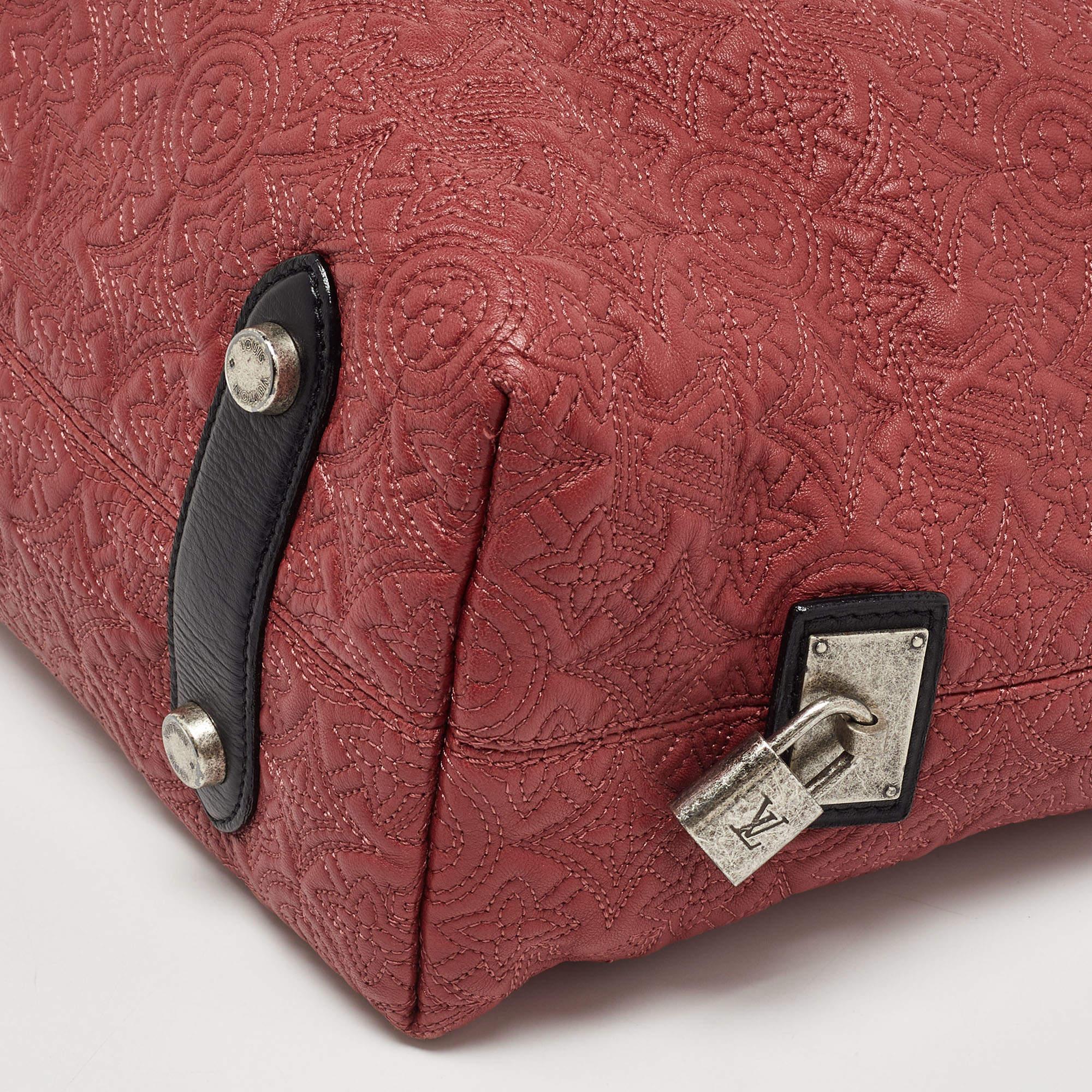 Louis Vuitton Framboise Monogram Leather Antheia PM Bag 4
