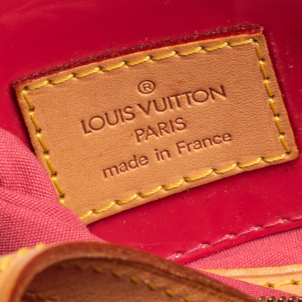 Louis Vuitton Framboise Monogram Vernis Reade PM Bag 8