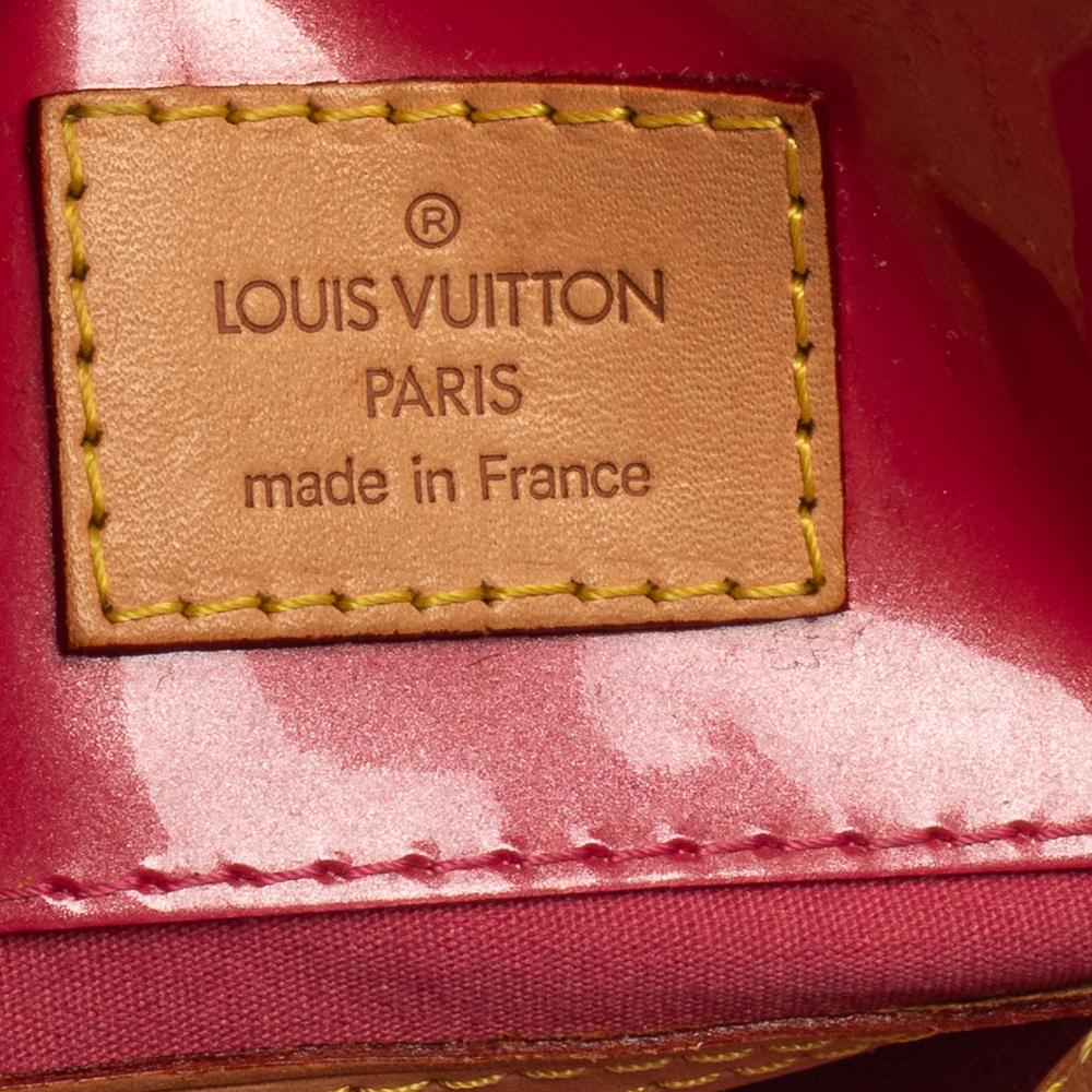 Women's Louis Vuitton Framboise Monogram Vernis Reade PM Bag