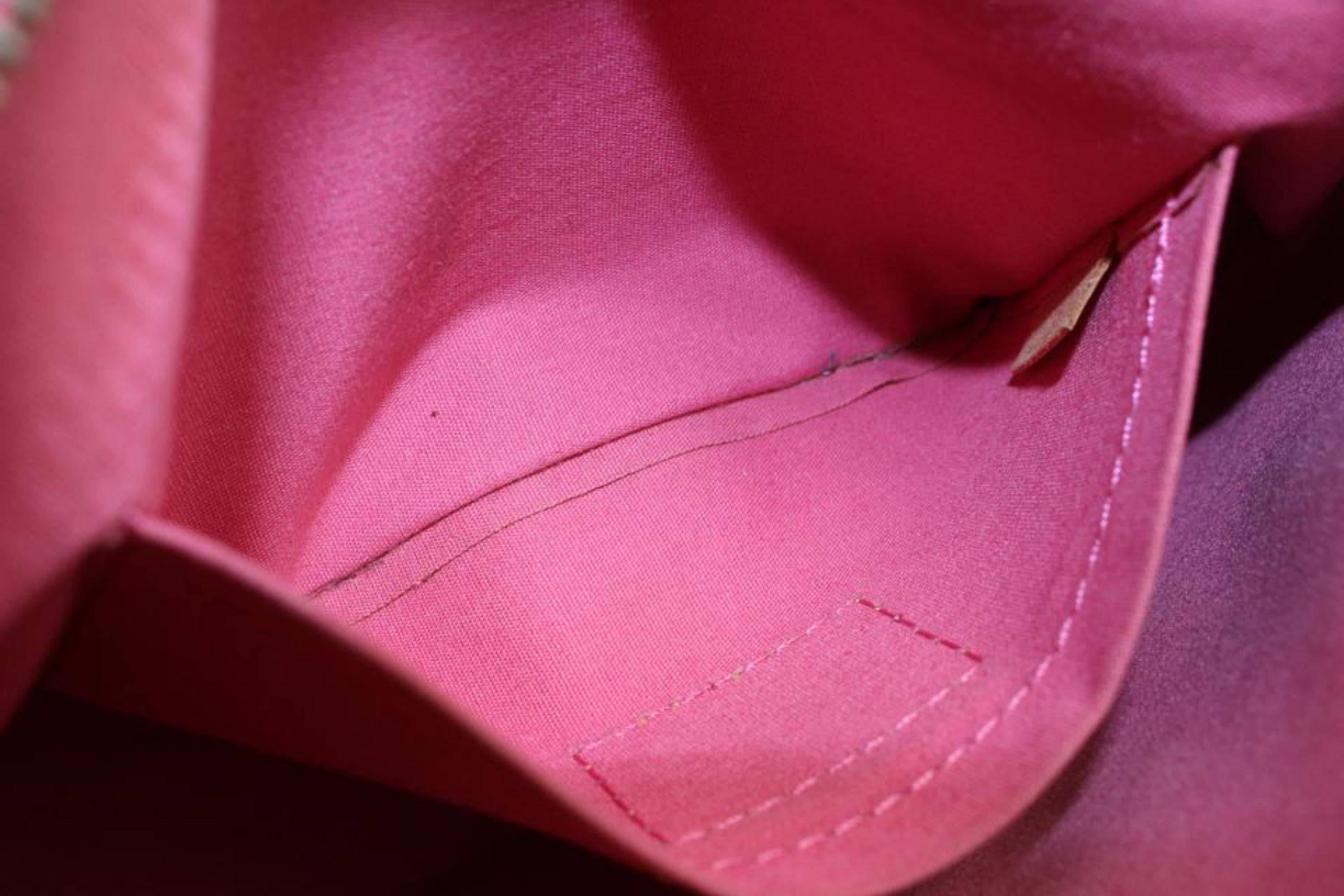 Louis Vuitton Framboise Pink Monogram Vernis Minna Street 24lv131s 4
