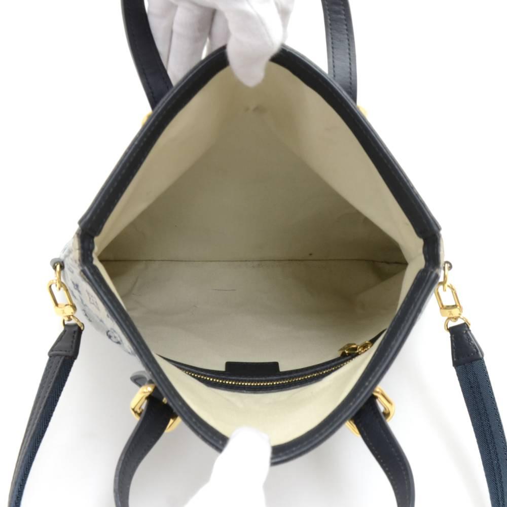 Louis Vuitton Francoise Khaki Mini Monogram Canvas 2 way Hand Bag For Sale 4