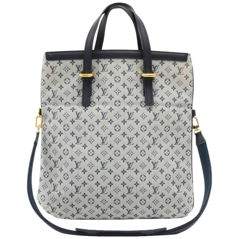 Louis Vuitton Francoise Khaki Mini Monogram Canvas 2 way Hand Bag For Sale
