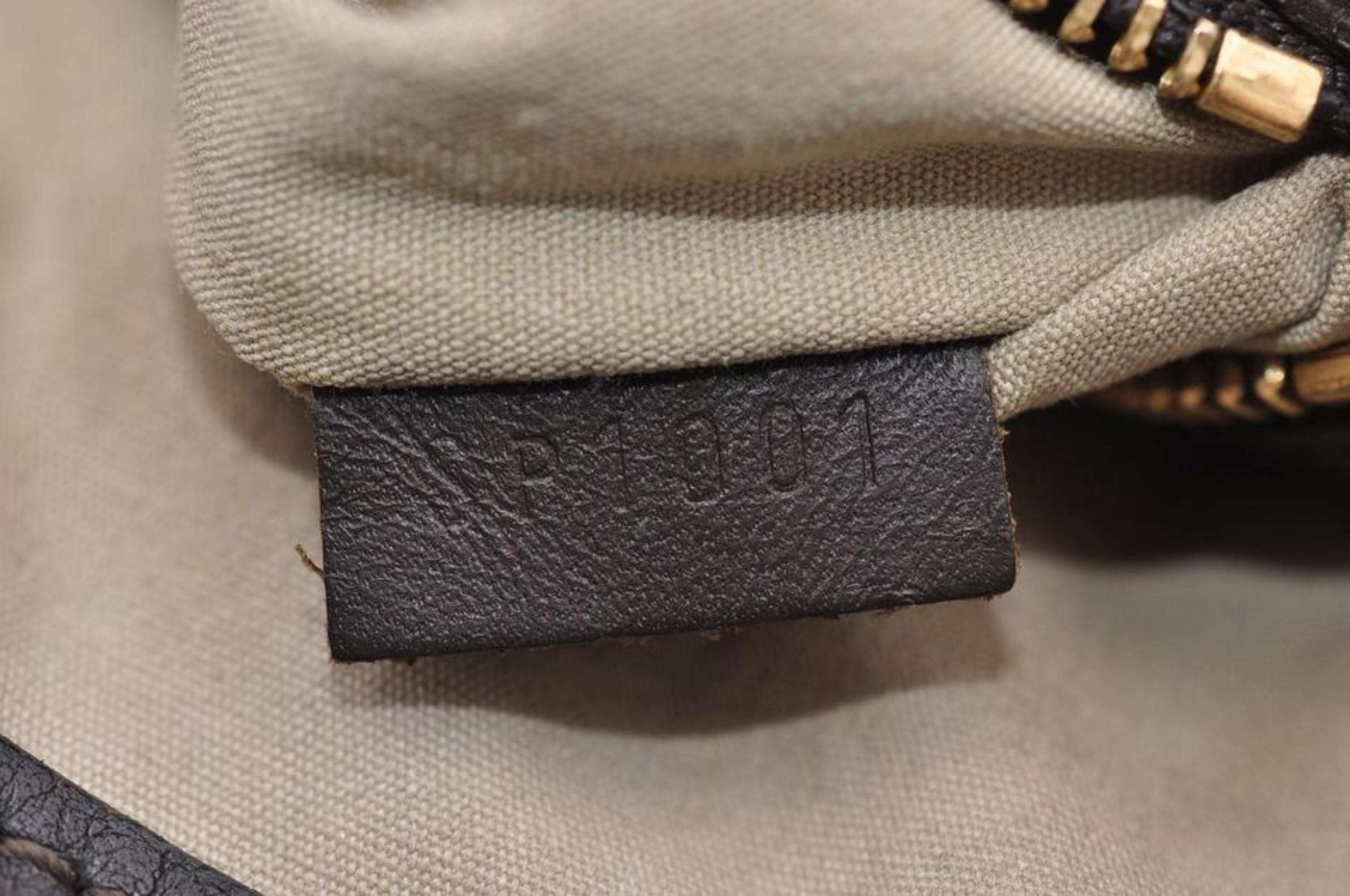 Beige Louis Vuitton Francoise Monogram Mini Lin 2way 866360 Khaki Coated Canvas Tote For Sale