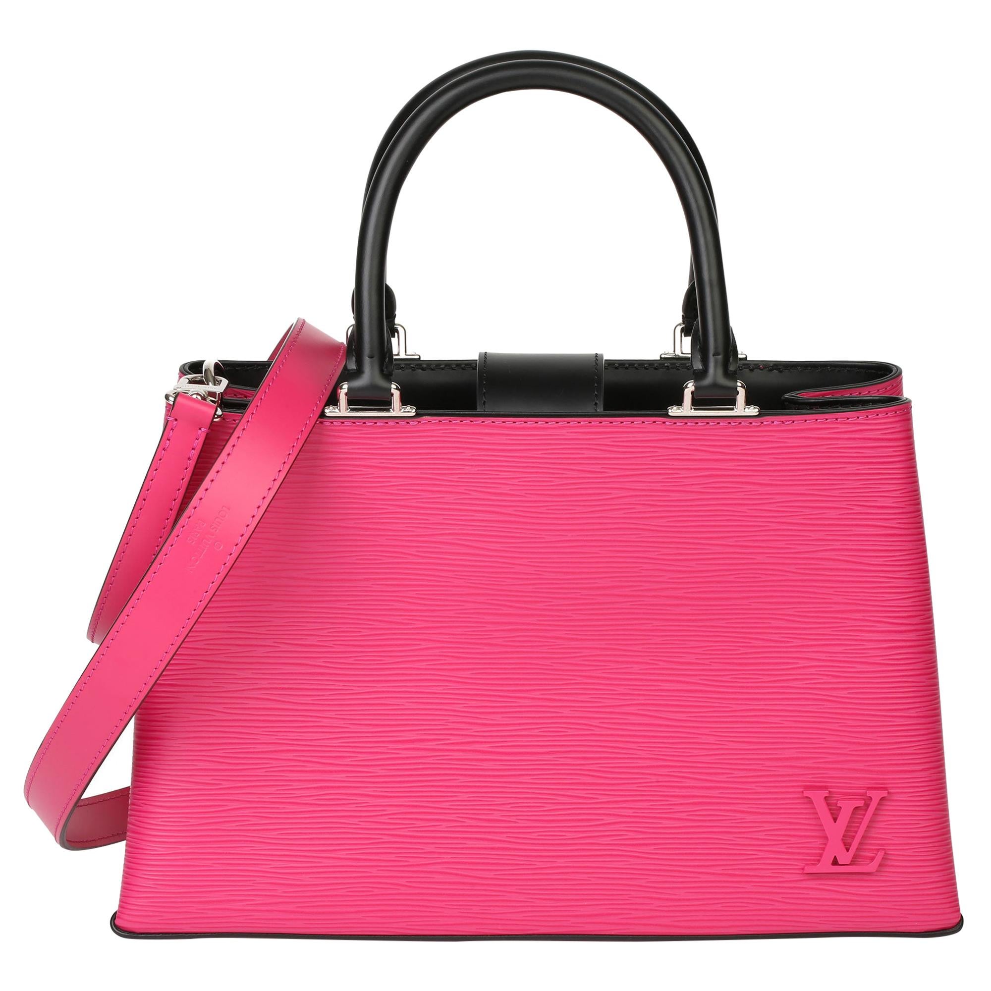 Louis Vuitton Coquelicot EPI Leather Kleber PM Bag