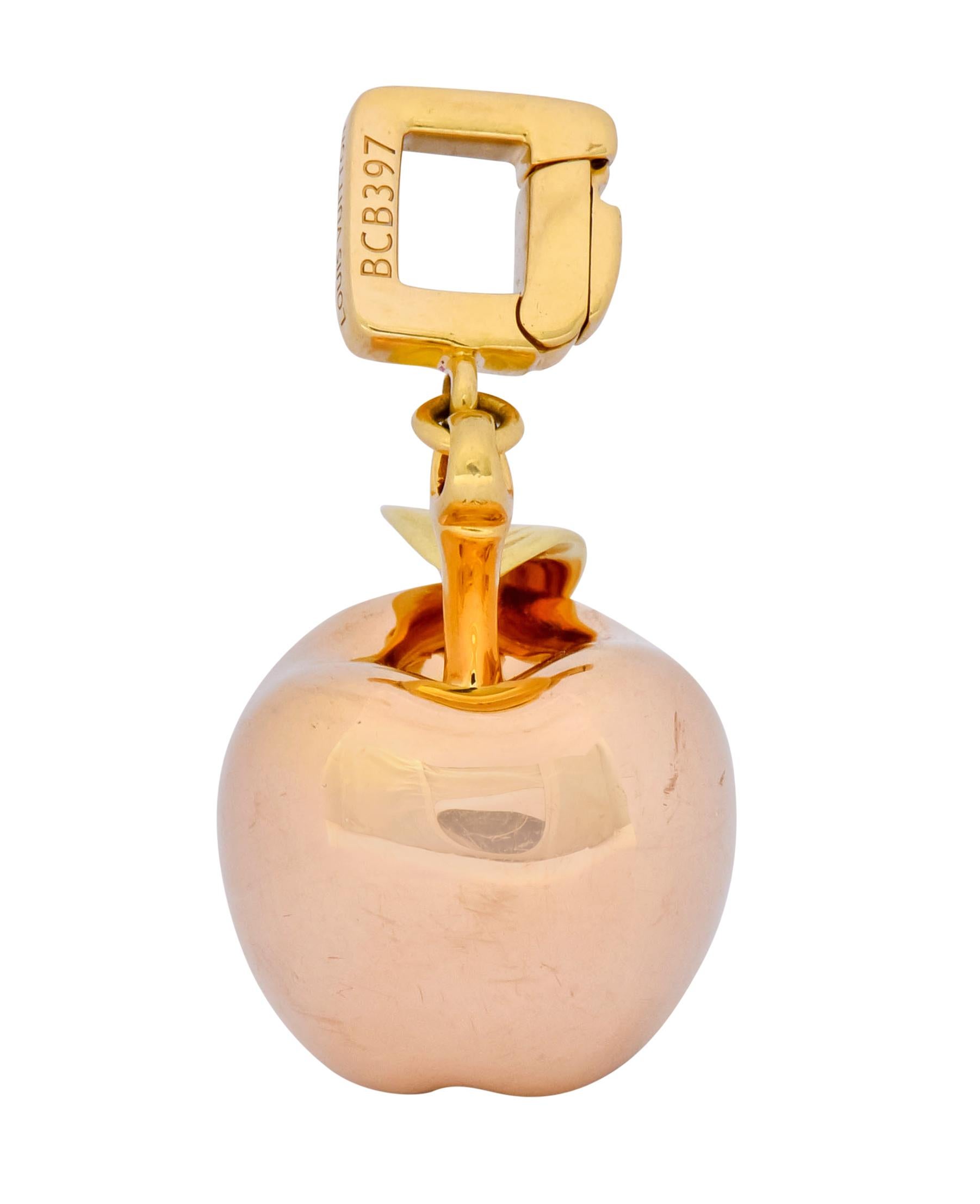 apple pendant gold