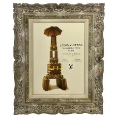 Louis Vuitton French Art Print in Vintage Frame