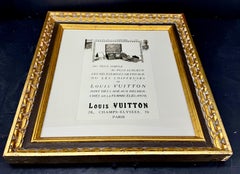 Louis Vuitton French Art Print of Trunk in Vintage Frame
