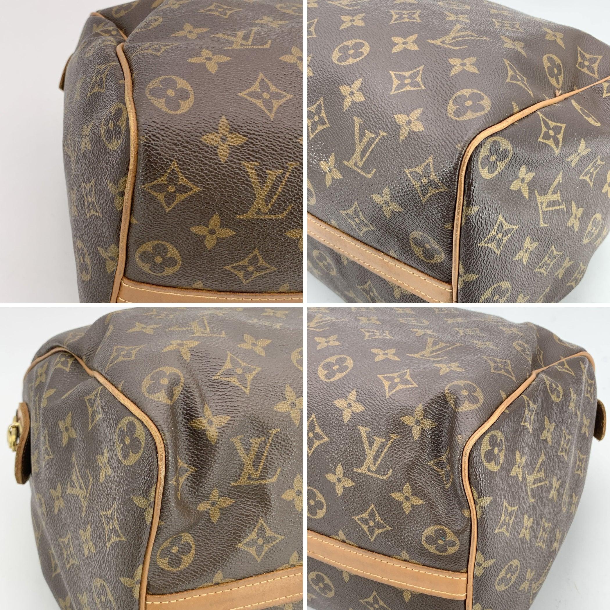 Louis Vuitton French Company Vintage Monogram Canvas Speedy 35 Bag en vente 1