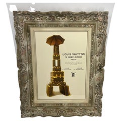 Louis Vuitton French Art Print in Vintage Frame