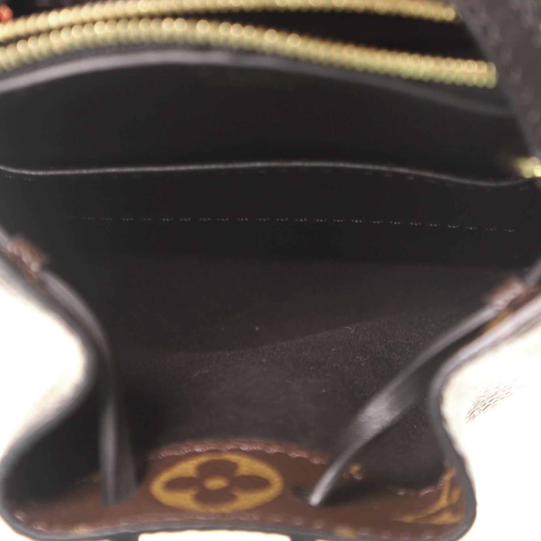 Louis Vuitton Fringed Noe Bag Monogram Canvas with Leather Mini In Good Condition In NY, NY