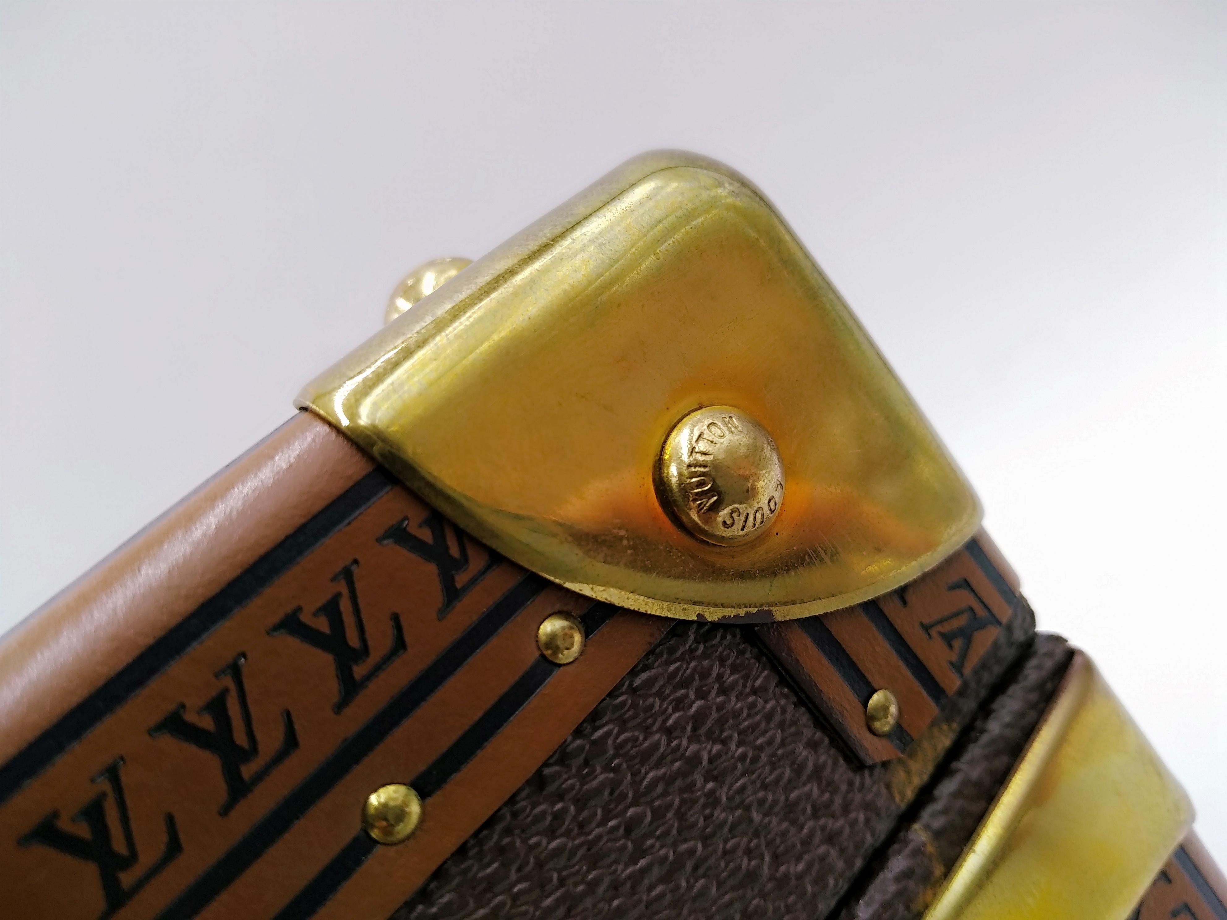 Boîte à bijoux Louis Vuitton Coffret Tresor 24 en toile grenouille en vente 13
