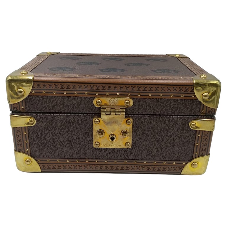 Louis Vuitton Frog Canvas Coffret Tresor 24 Jewelry Box For Sale at 1stDibs