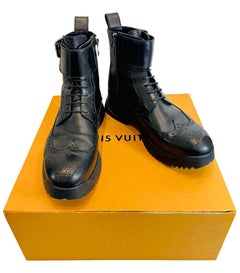 Louis Vuitton Frontier Leather Ankle Boots