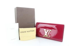 Louis Vuitton Fuchsia Clutch Monogam Vernis 4lz1220 Wallet