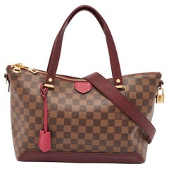 Louis Vuitton Fuchsia Damier Ebene Canvas Hyde Park Bag