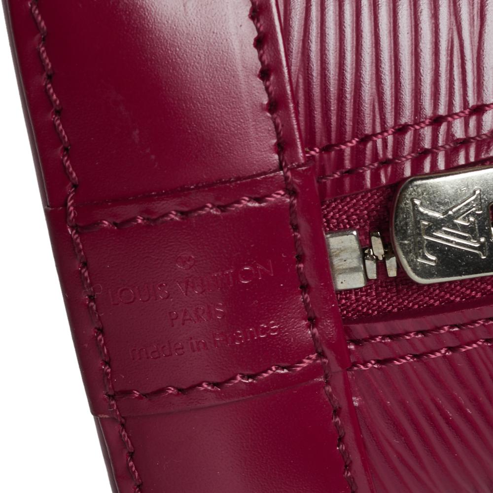 Louis Vuitton Fuchsia Epi Leather Alma BB Bag 2