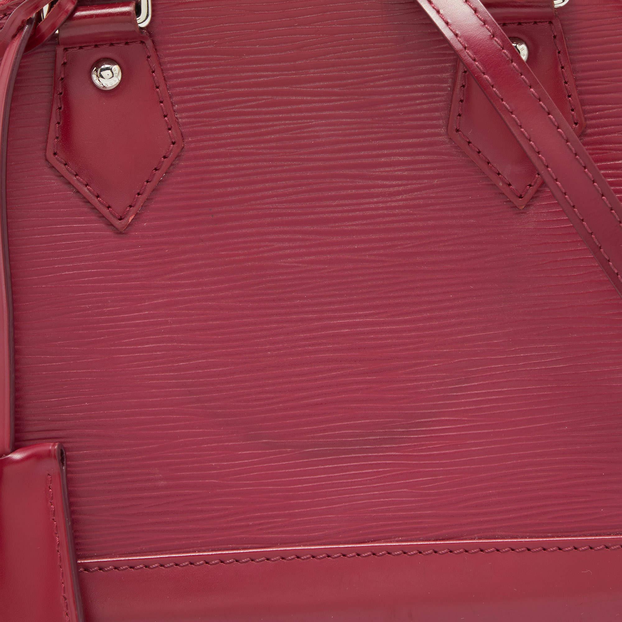 Louis Vuitton Fuchsia Epi Leather Alma BB Bag 8