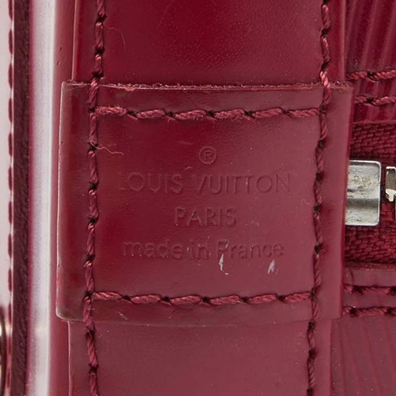 Louis Vuitton Fuchsia Epi Leather Alma BB Bag 9