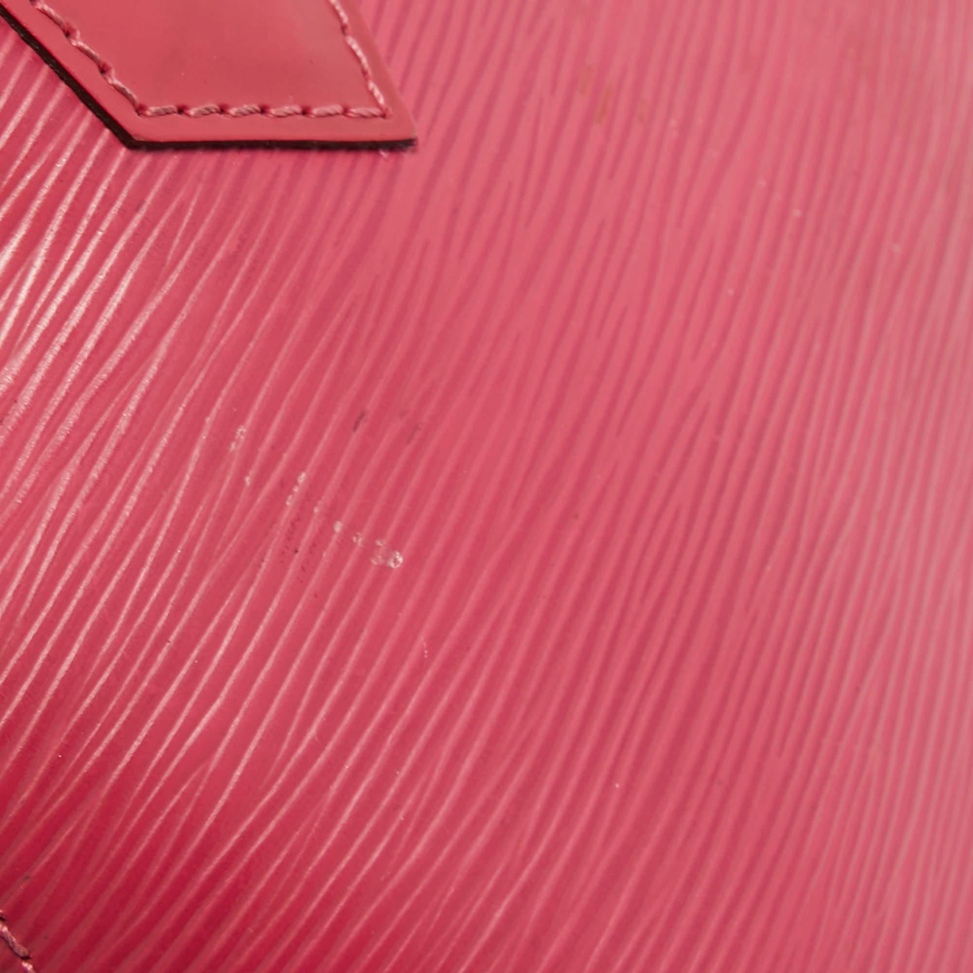 Louis Vuitton Fuchsia Epi Leather Alma BB Bag 13