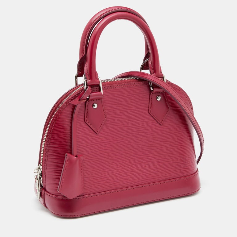 Louis Vuitton Alma BB Epi Leather Bag in Fuchsia
