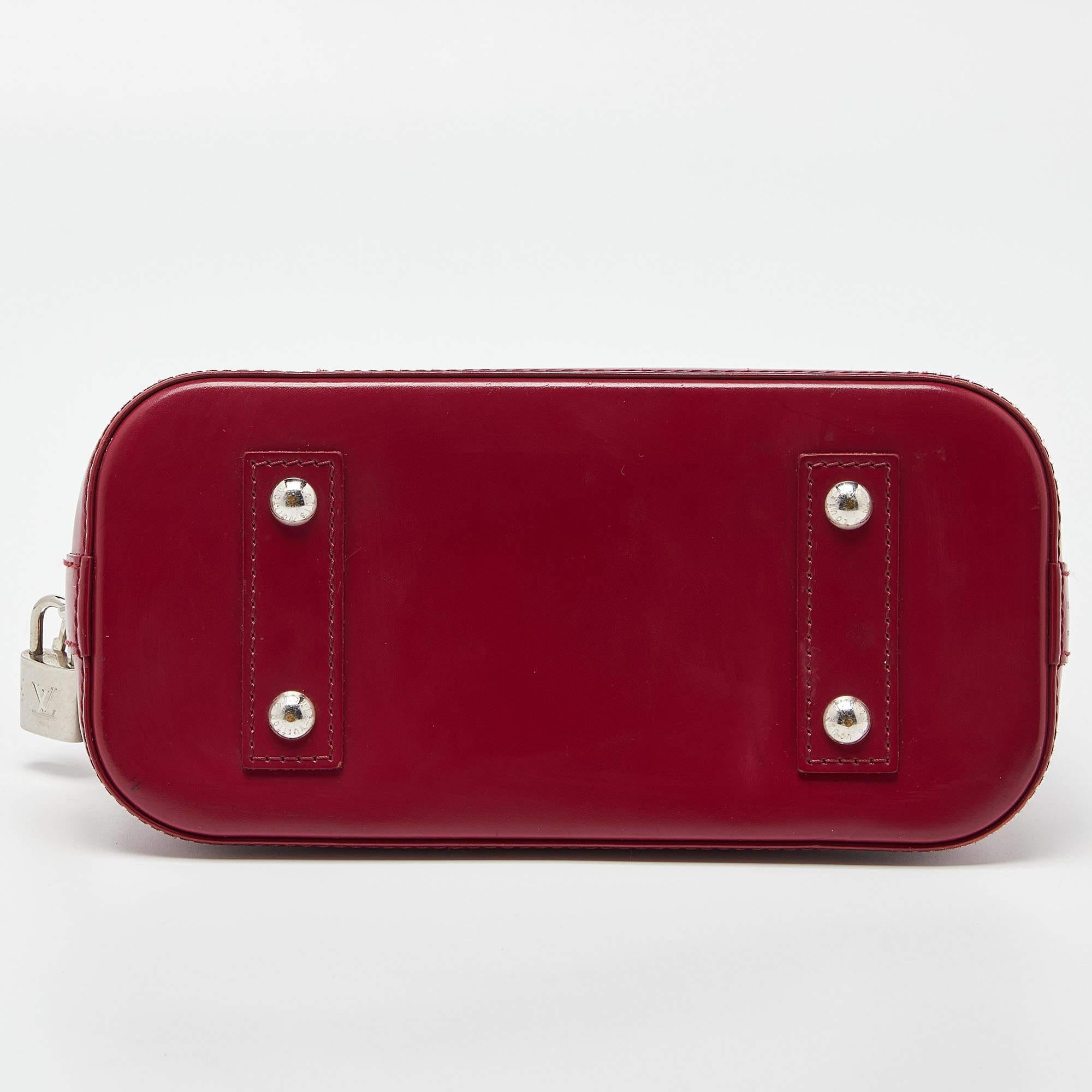 Louis Vuitton Fuchsia Epi Leather Alma BB Bag 2
