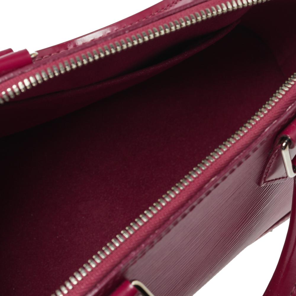 Women's Louis Vuitton Fuchsia Epi Leather Alma BB Bag