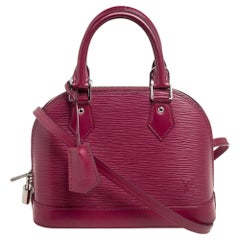 Louis Vuitton Fuchsia Epi Leather Alma BB Bag