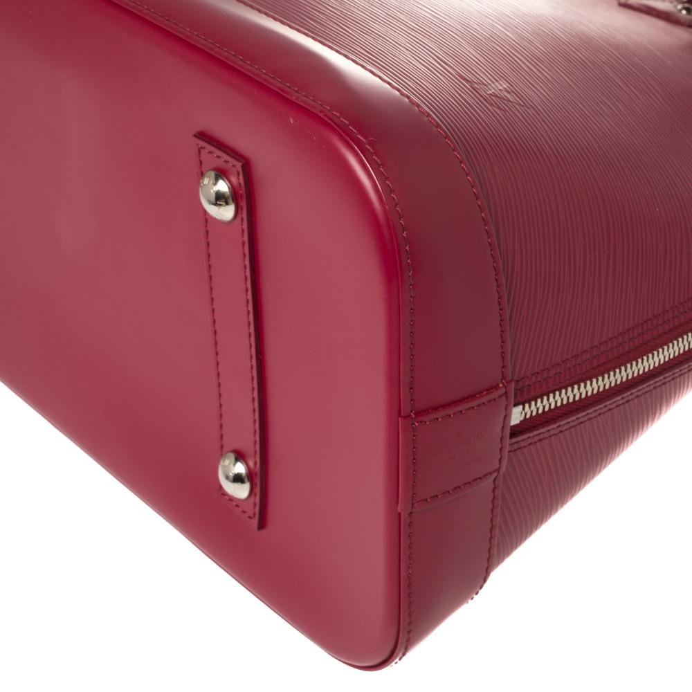 Louis Vuitton Fuchsia Epi Leather Alma GM Bag 1