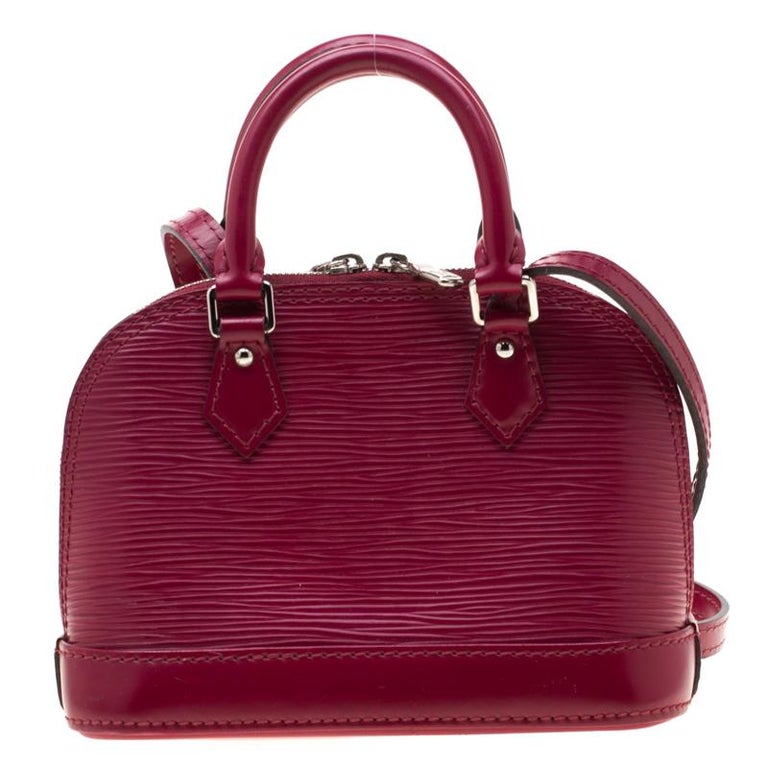 Louis Vuitton Monceau Red Epi Leather BB Bag at 1stDibs