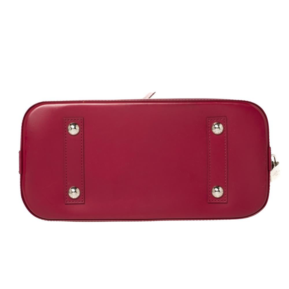 Louis Vuitton Fuchsia Epi Leder Alma PM Tasche 5
