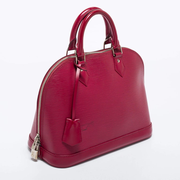 Louis Vuitton Fuchsia Epi Leather Alma PM Bag For Sale at 1stDibs
