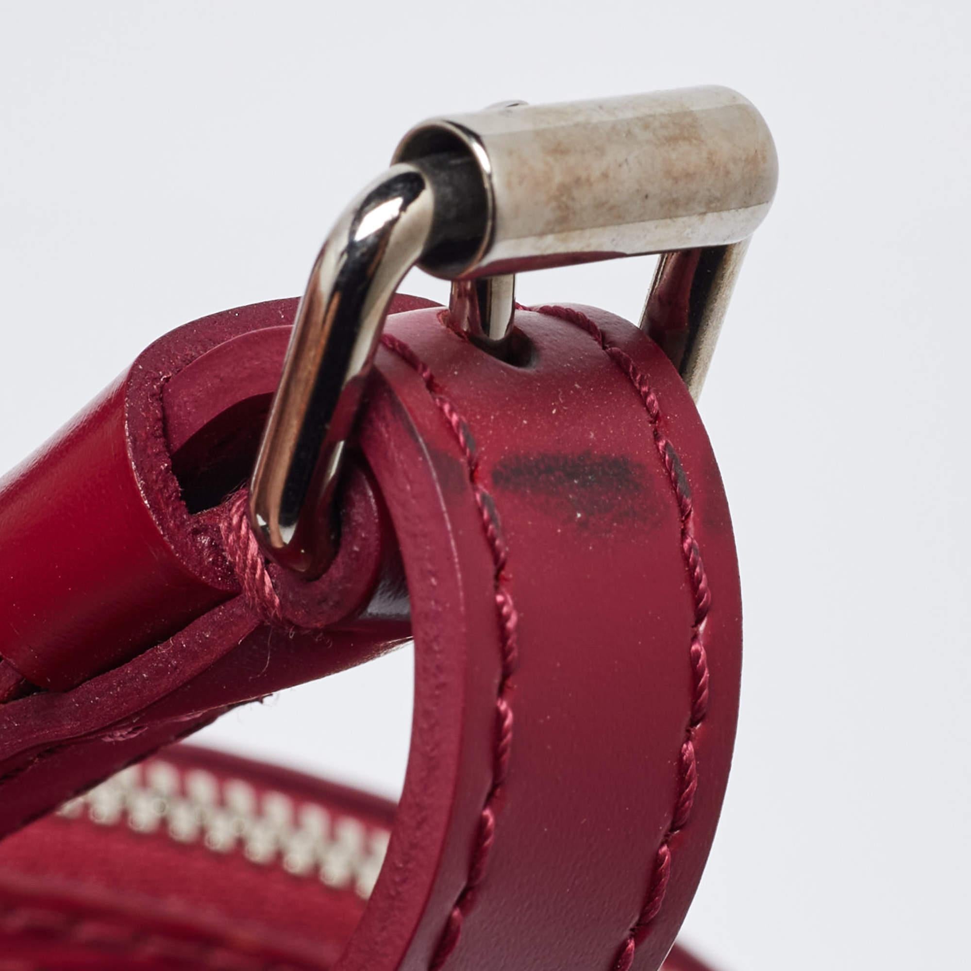 Women's Louis Vuitton Fuchsia Epi Leather Alma PM Bag For Sale