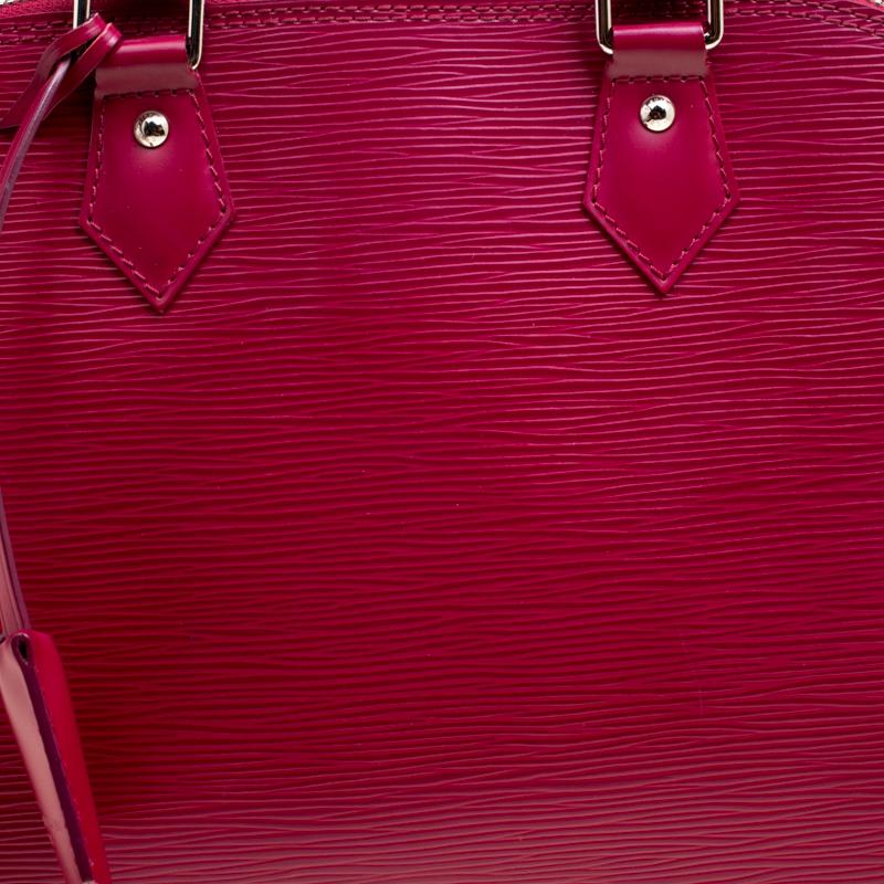 Louis Vuitton Fuchsia Epi Leather Alma PM Bag Damen
