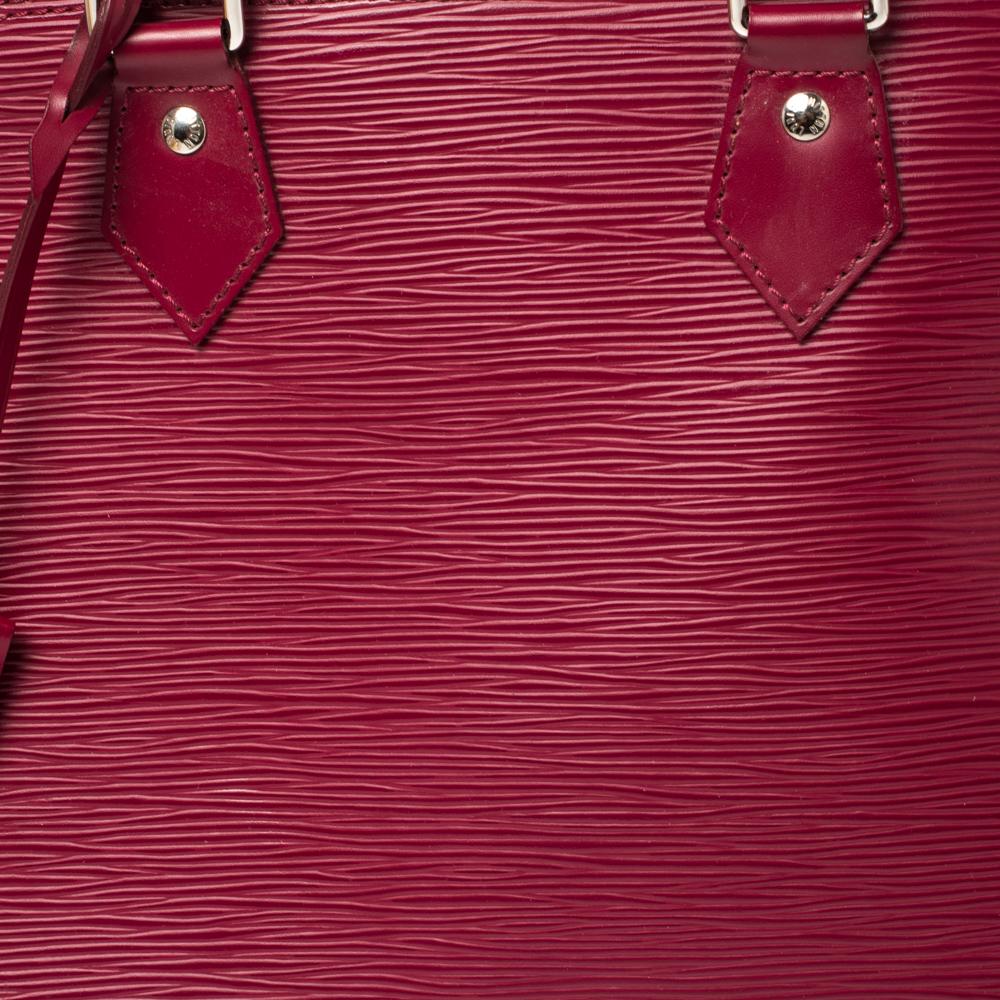 Louis Vuitton Fuchsia Epi Leder Alma PM Tasche Damen