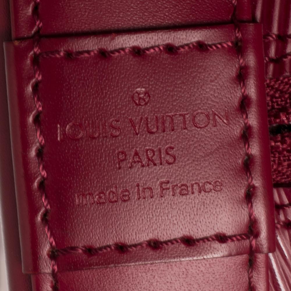 Louis Vuitton Fuchsia Epi Leder Alma PM Tasche 1