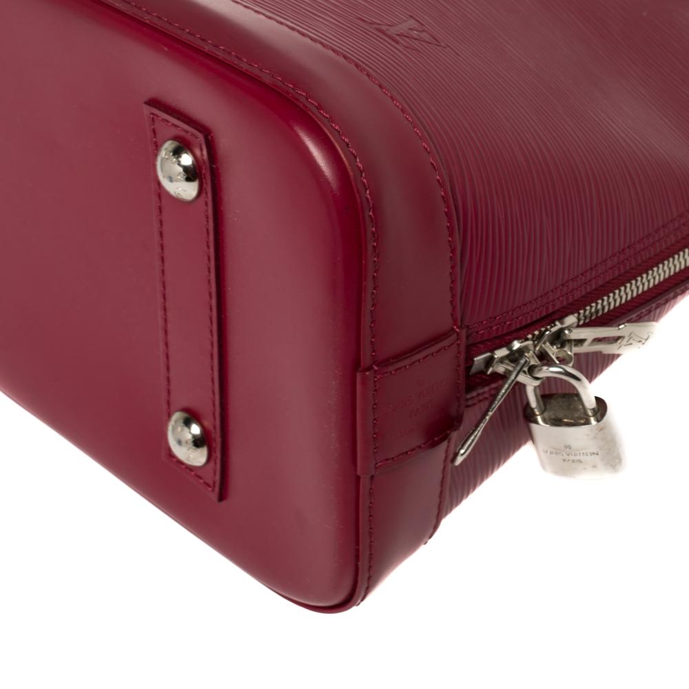 Louis Vuitton Fuchsia Epi Leder Alma PM Tasche 3