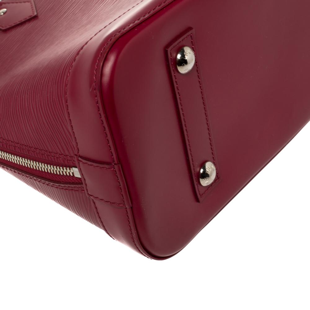 Louis Vuitton Fuchsia Epi Leder Alma PM Tasche 4