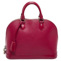 Louis Vuitton Fuchsia Epi Ledertasche Alma PM