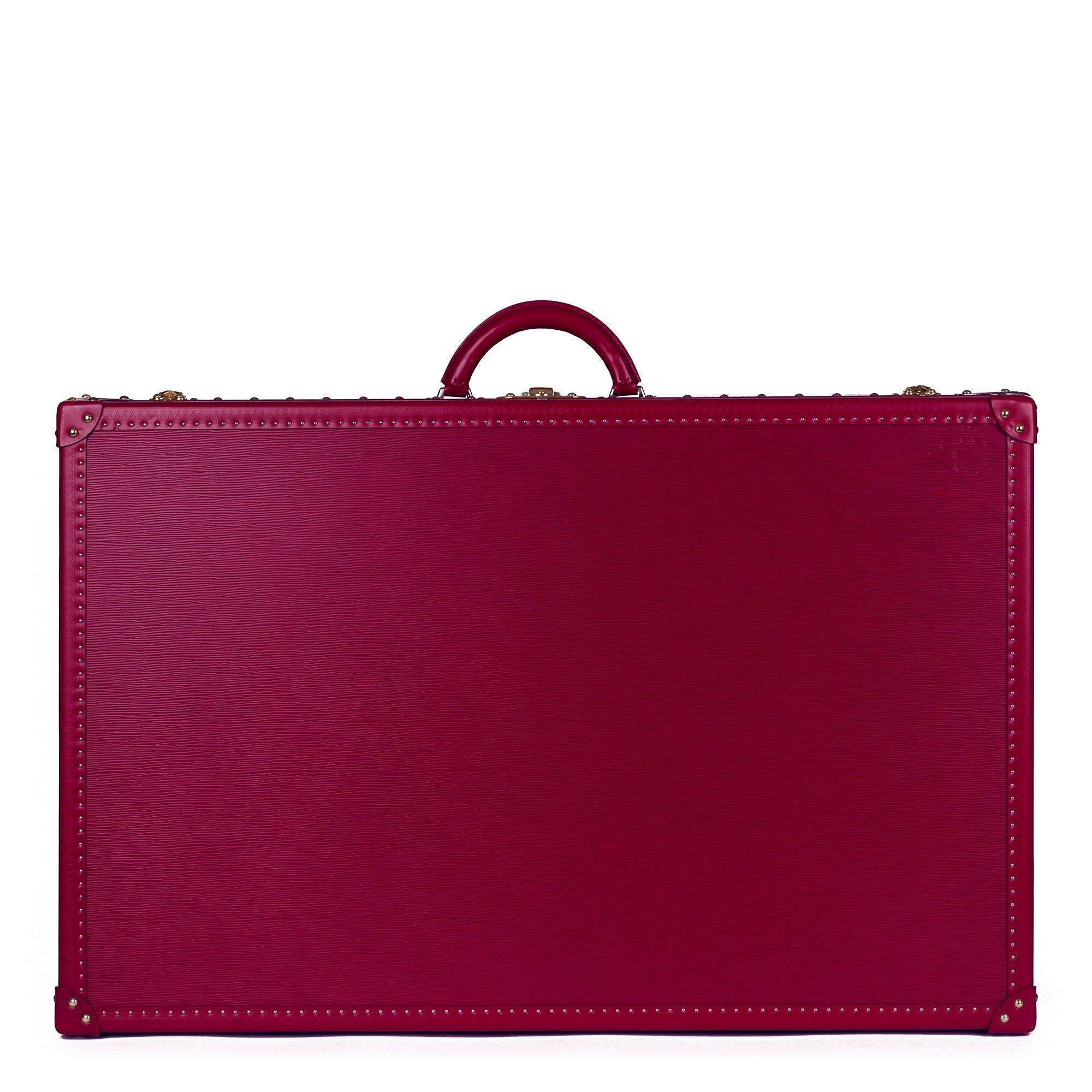 Louis Vuitton FUCHSIA EPI LEATHER ALZER 80

CONDITION NOTES
The exterior is in excellent condition with light signs of use.
The interior is in excellent condition with light signs of use.
The hardware is in excellent condition with light signs of