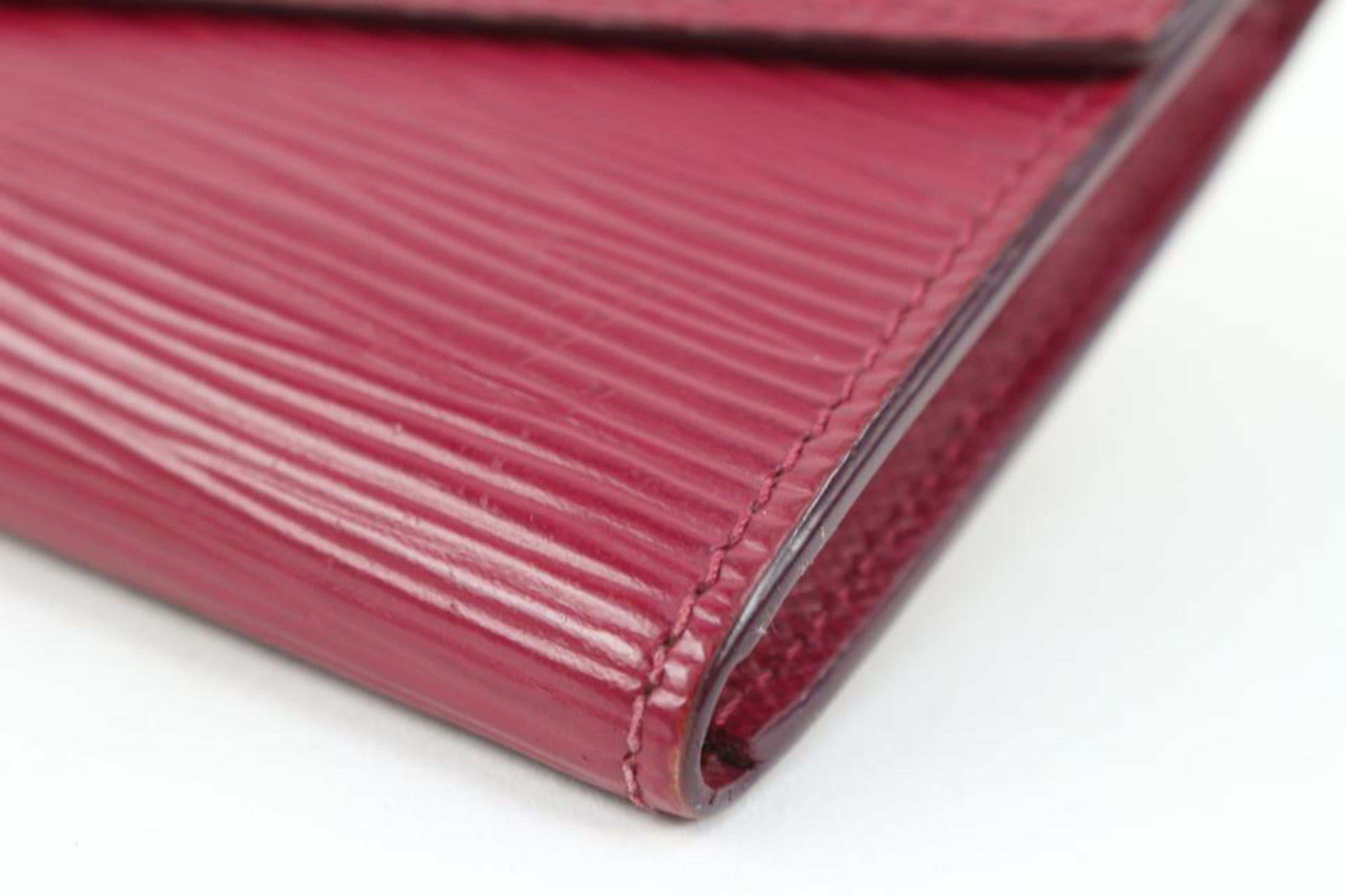 Louis Vuitton Fuchsia Epi Leather Clefs Rabat Key Pouch 55lk38s For Sale 2