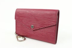 Louis Vuitton Fuchsia Epi Leather Clefs Rabat Key Pouch 55lk38s