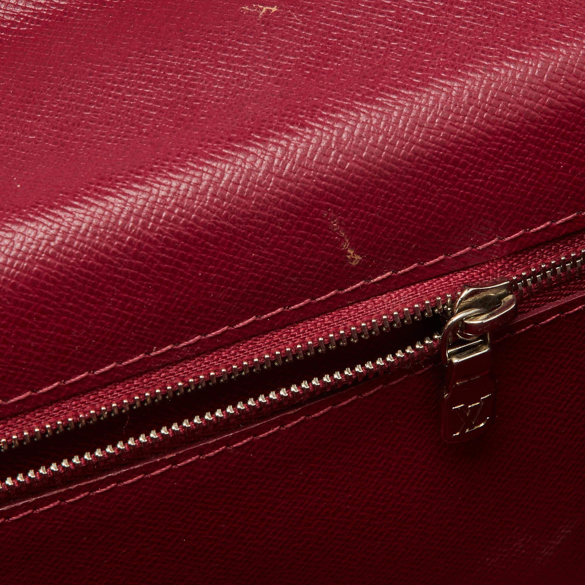 Louis Vuitton Fuchsia Epi Leather Monceau BB Bag For Sale 7