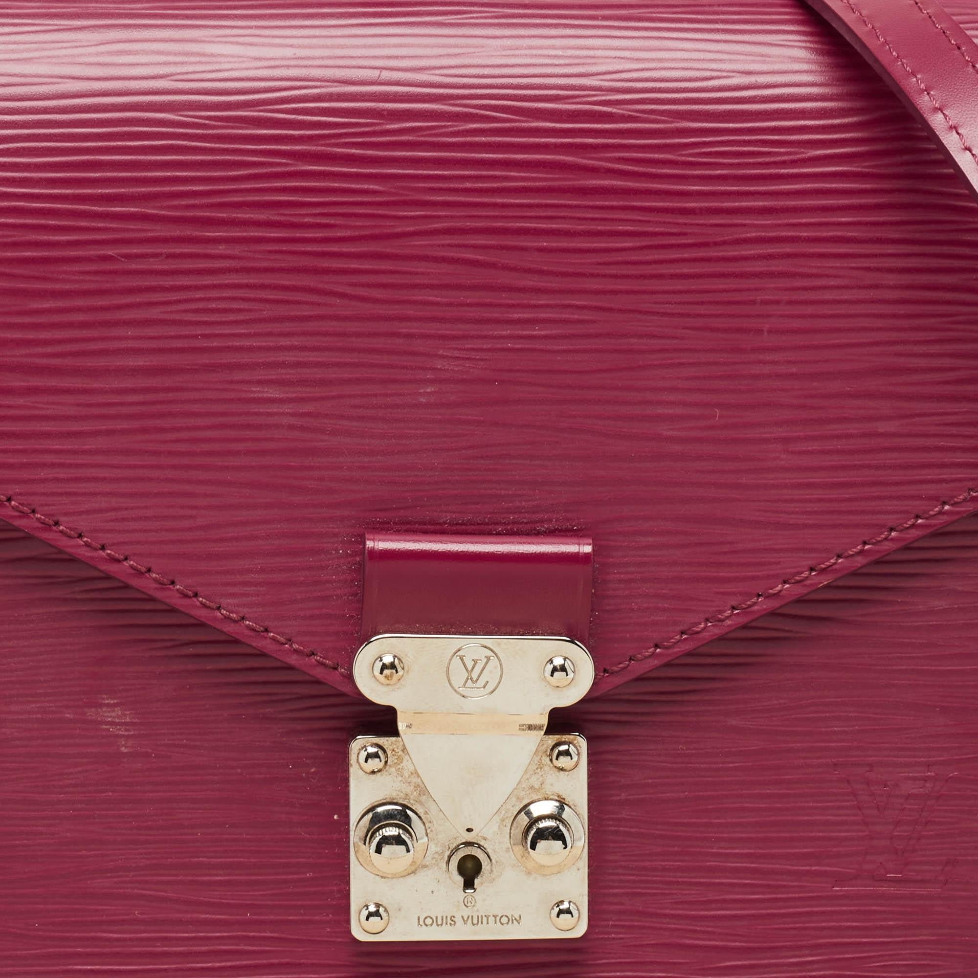 Women's Louis Vuitton Fuchsia Epi Leather Monceau BB Bag