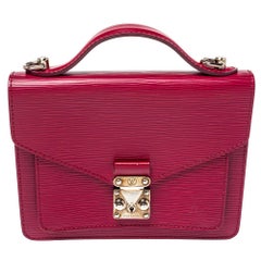 Louis Vuitton Fuchsia Epi Leather Alma BB Bag at 1stDibs