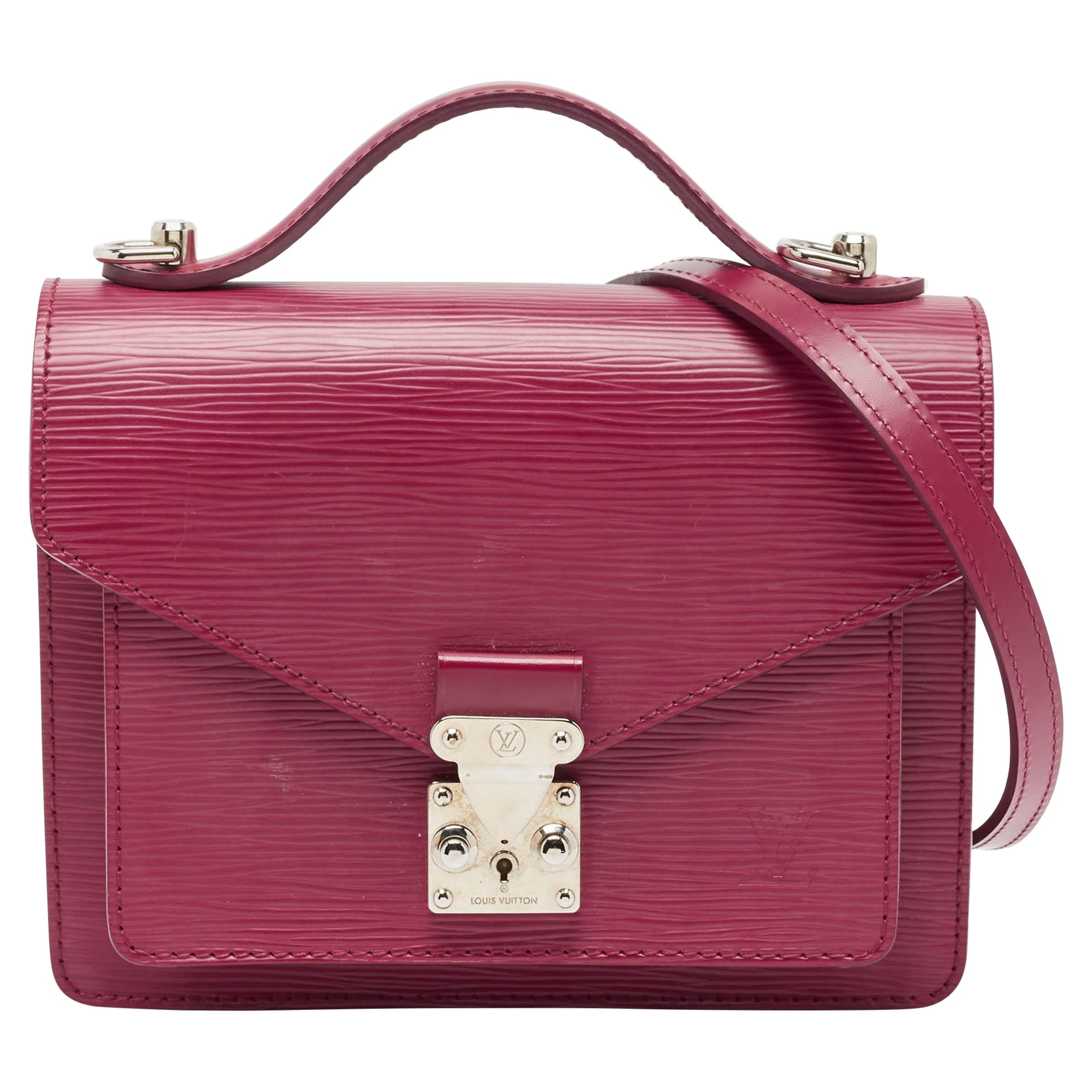 Louis Vuitton Fuchsia Epi Leather Monceau BB Bag