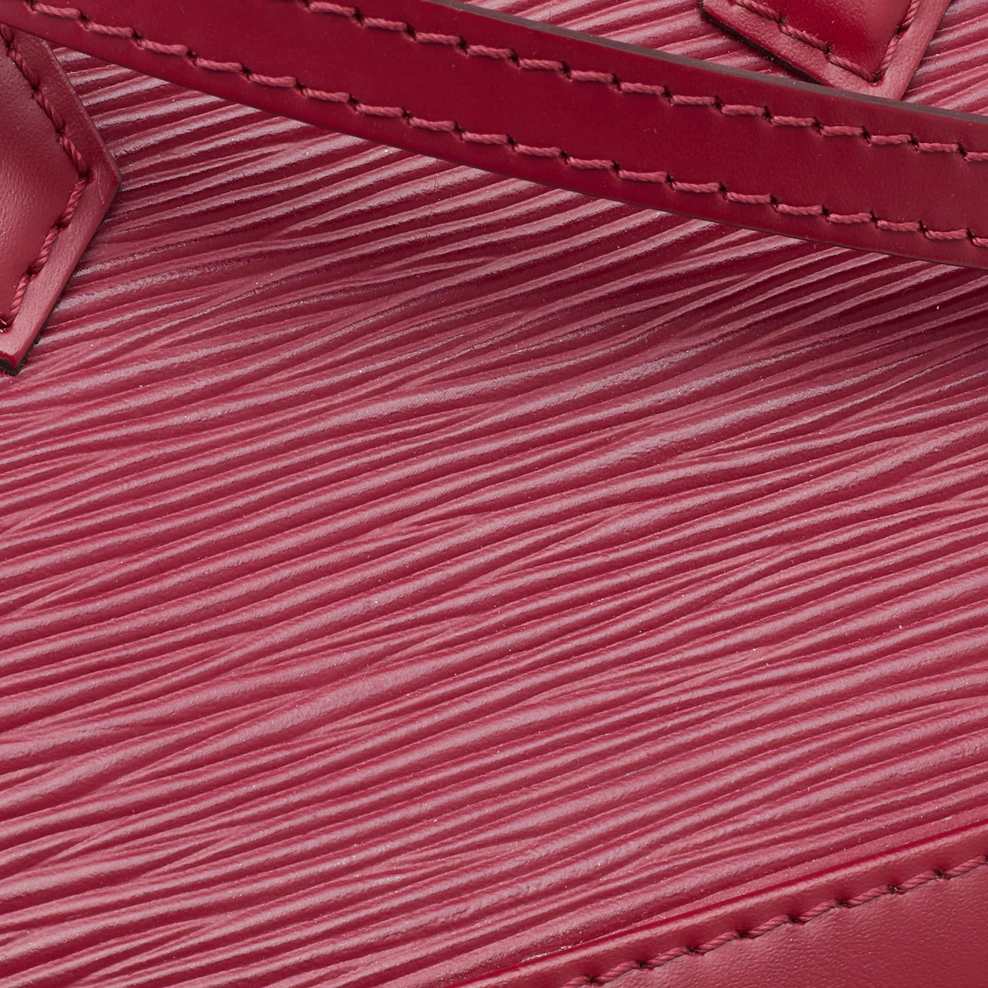 Louis Vuitton Fuchsia Epi Leather Nano Alma Bag 7