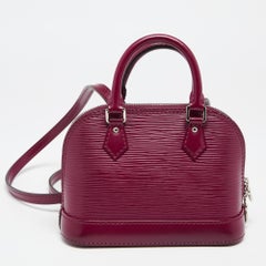 Louis Vuitton Fuchsia Epi Leather Nano Alma Bag