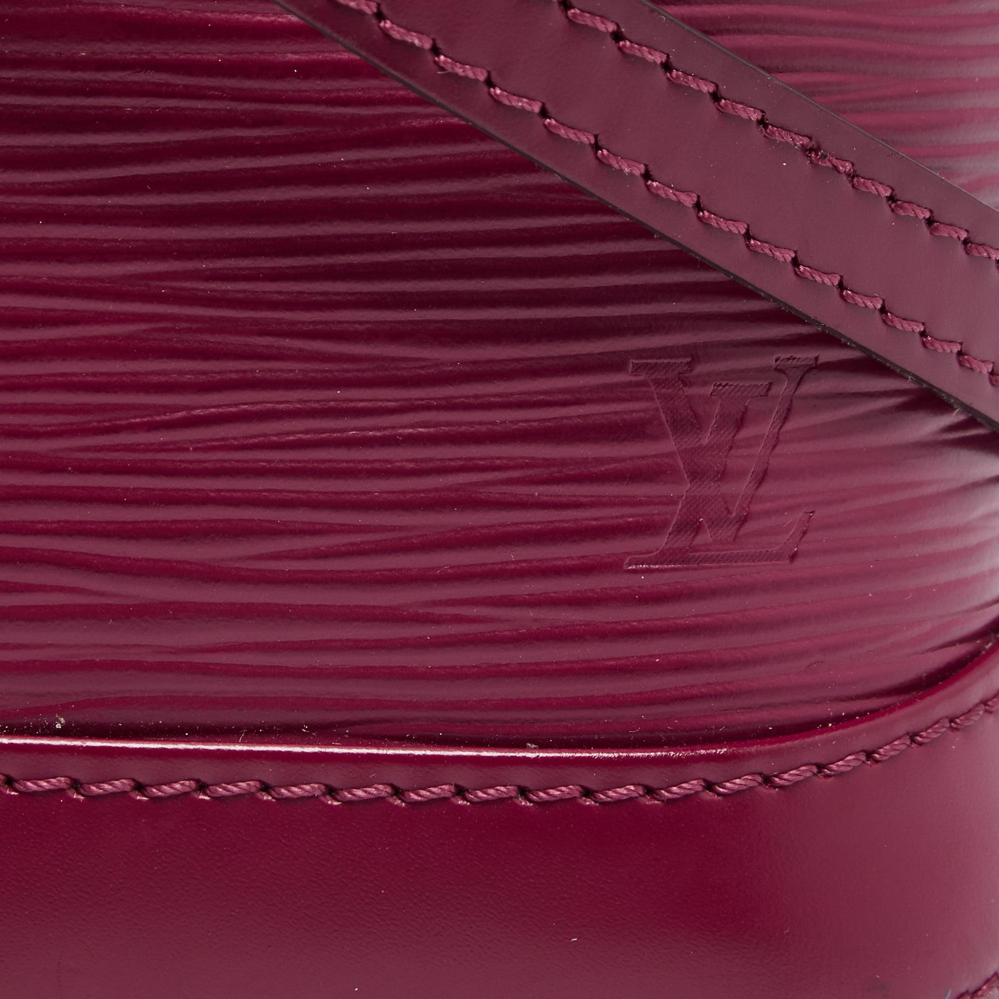 Louis Vuitton Fuchsia Epi Leather Nano Alma Bag In Good Condition In Dubai, Al Qouz 2