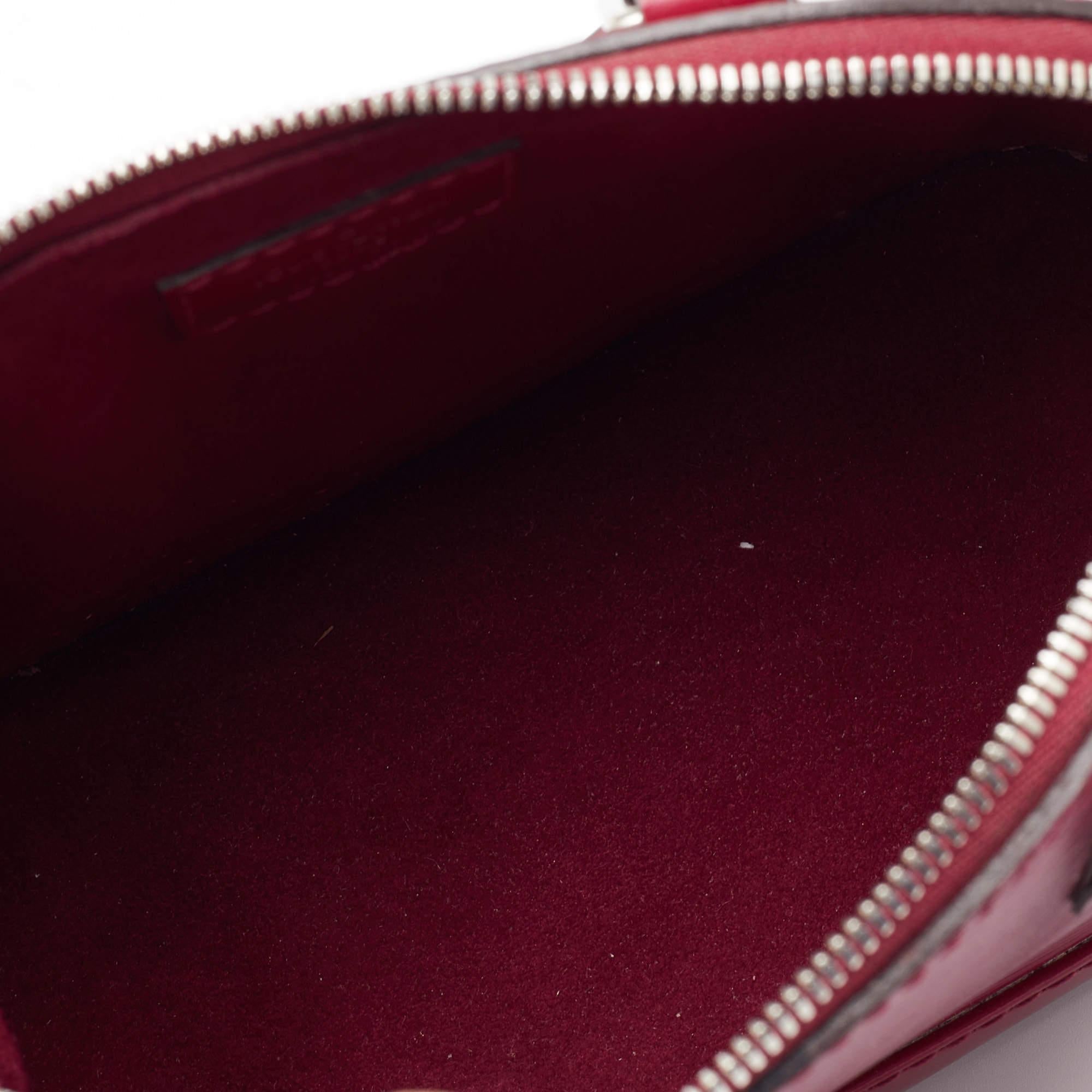 Louis Vuitton Fuchsia Epi Leather Nano Alma Bag 5